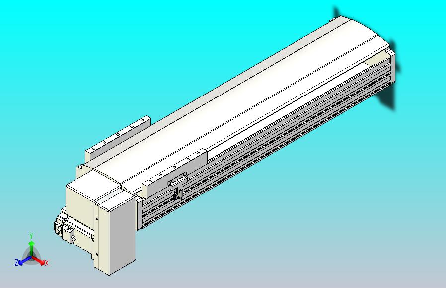 皮带直线轴半封闭可选导轨TPA-HNB-202D-140-L500-RP-Y-P75-N3