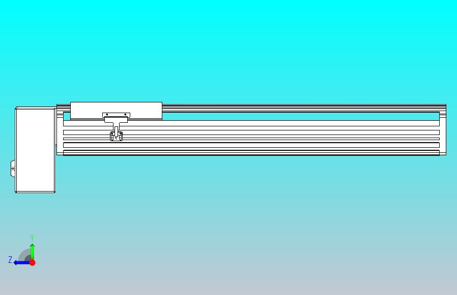 皮带直线轴半封闭可选导轨TPA-HNB-202D-140-L500-RP-Y-P75-N3