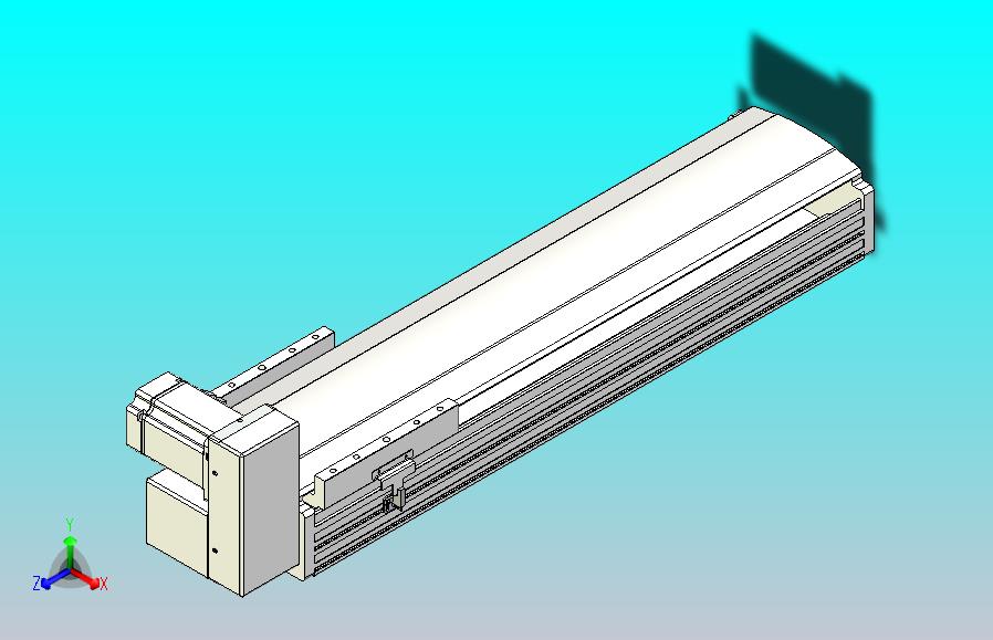 皮带直线轴半封闭可选导轨TPA-HNB-202D-140-L500-RU-C-P75-N3