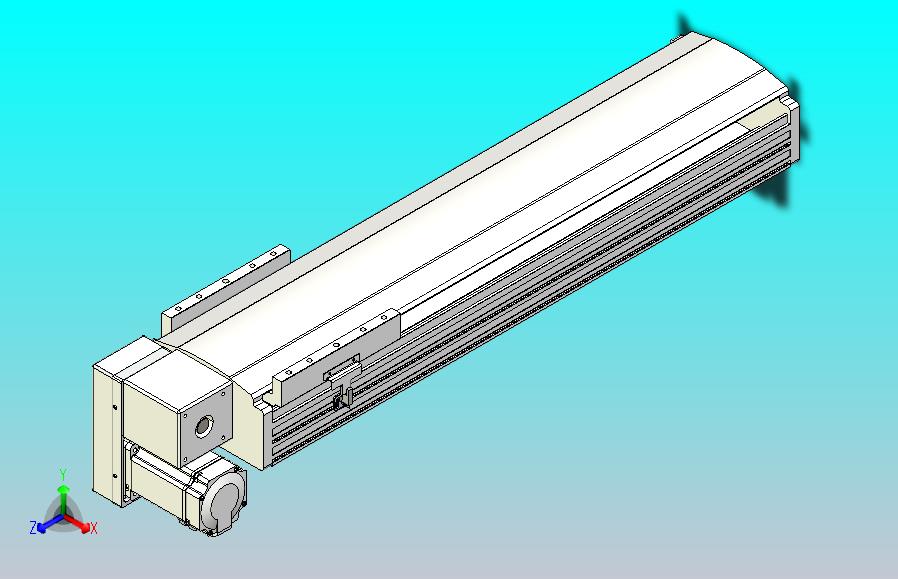 皮带直线轴半封闭可选导轨TPA-HNB-202D-140-L550-LP-C-P75-N3