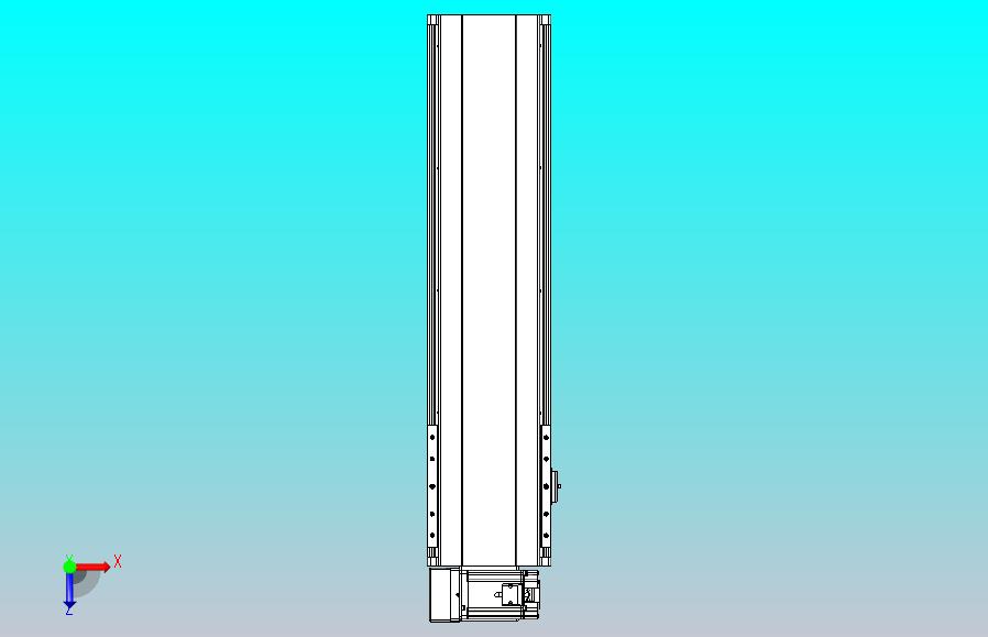 皮带直线轴半封闭可选导轨TPA-HNB-202D-140-L550-LU-Y-P75-N3
