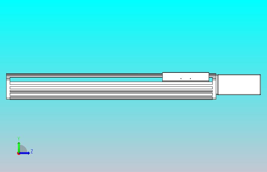 皮带直线轴半封闭可选导轨TPA-HNB-202D-140-L550-ML-Y-P75-N3
