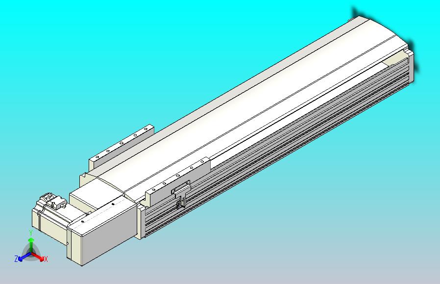 皮带直线轴半封闭可选导轨TPA-HNB-202D-140-L550-MR-C-P75-N3