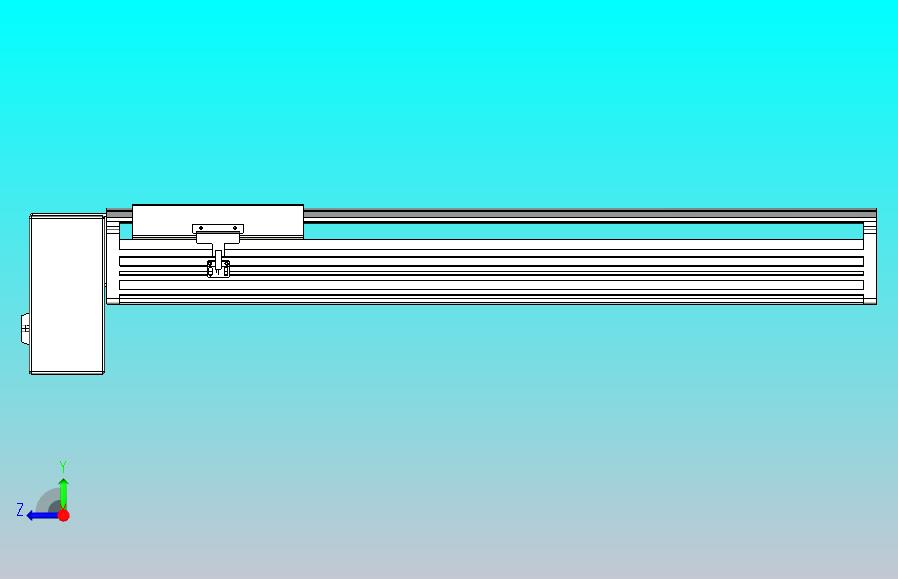 皮带直线轴半封闭可选导轨TPA-HNB-202D-140-L550-RP-Y-P75-N3