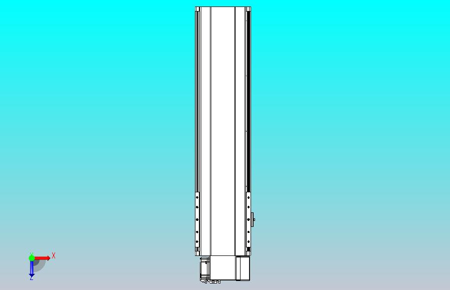 皮带直线轴半封闭可选导轨TPA-HNB-202D-140-L550-RP-Y-P75-N3