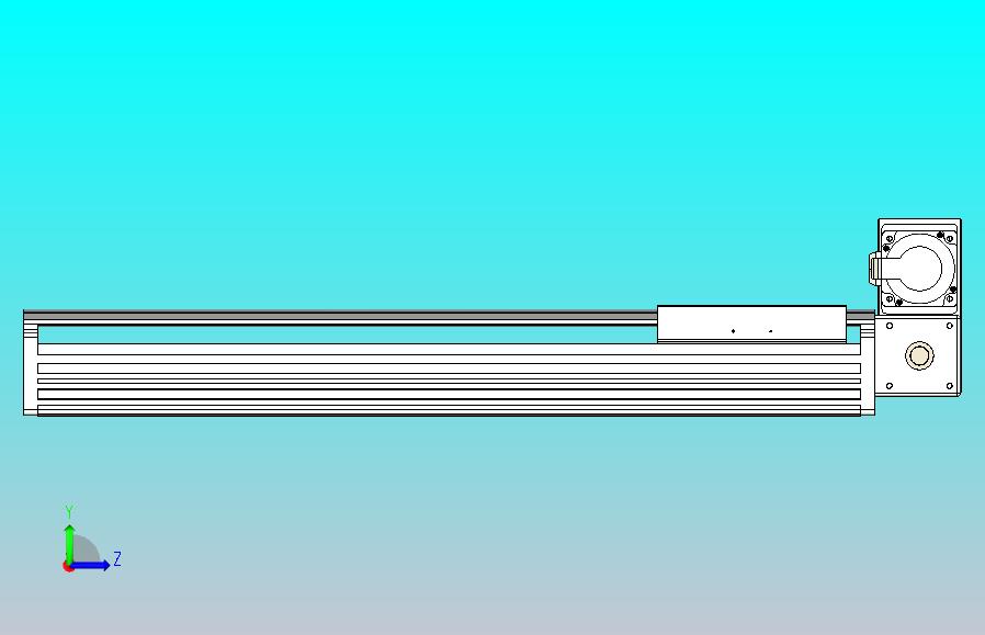 皮带直线轴半封闭可选导轨TPA-HNB-202D-140-L550-RU-C-P75-N3