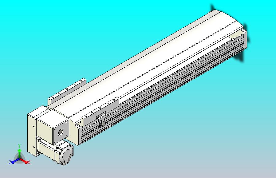 皮带直线轴半封闭可选导轨TPA-HNB-202D-140-L600-LP-C-P75-N3