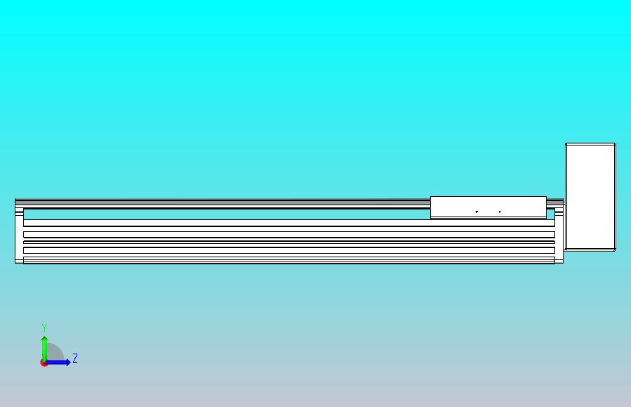 皮带直线轴半封闭可选导轨TPA-HNB-202D-140-L600-LU-Y-P75-N3