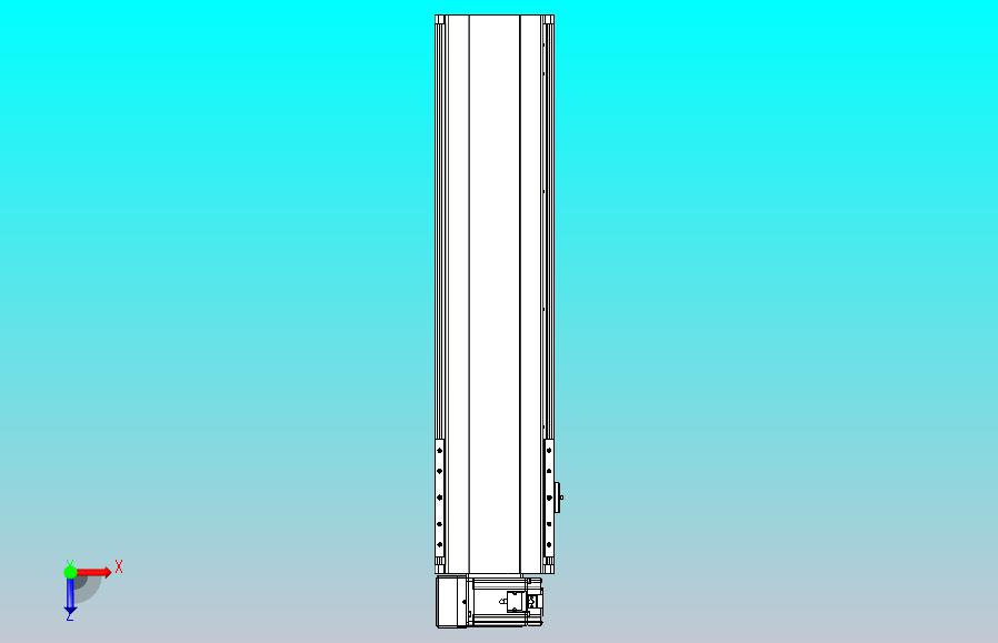 皮带直线轴半封闭可选导轨TPA-HNB-202D-140-L600-LU-Y-P75-N3