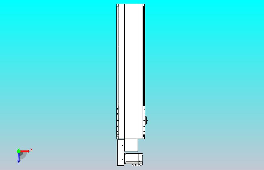 皮带直线轴半封闭可选导轨TPA-HNB-202D-140-L600-ML-Y-P75-N3