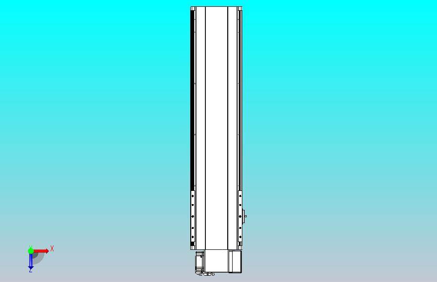 皮带直线轴半封闭可选导轨TPA-HNB-202D-140-L600-RP-Y-P75-N3