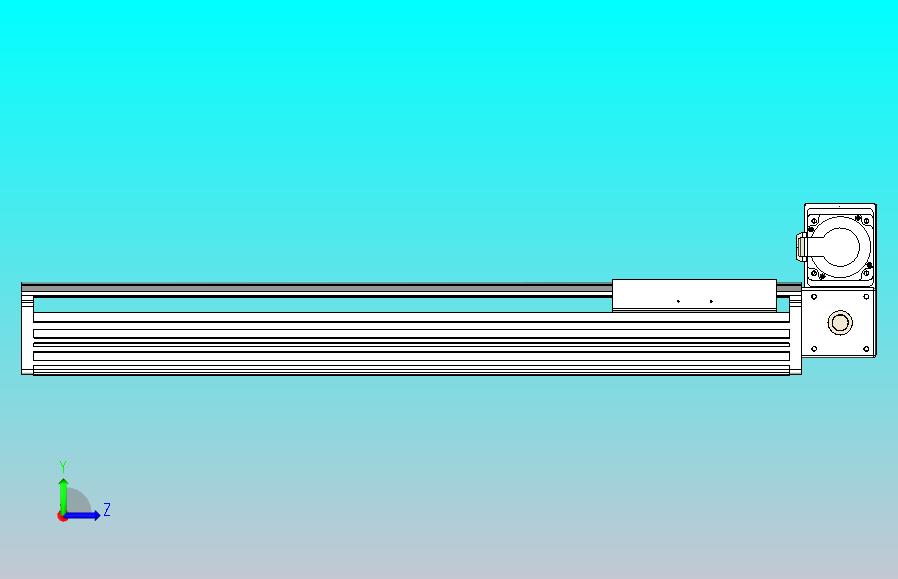 皮带直线轴半封闭可选导轨TPA-HNB-202D-140-L600-RU-C-P75-N3