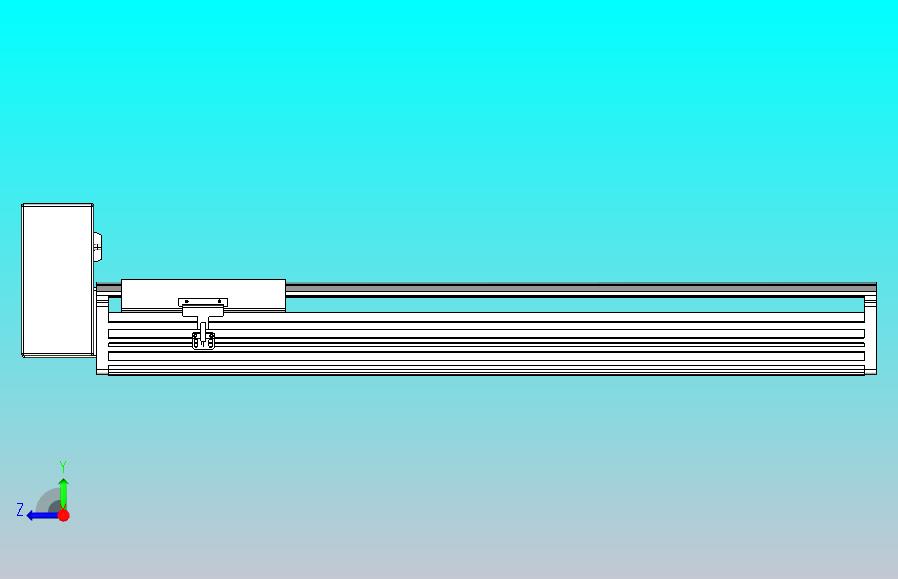 皮带直线轴半封闭可选导轨TPA-HNB-202D-140-L600-RU-C-P75-N3