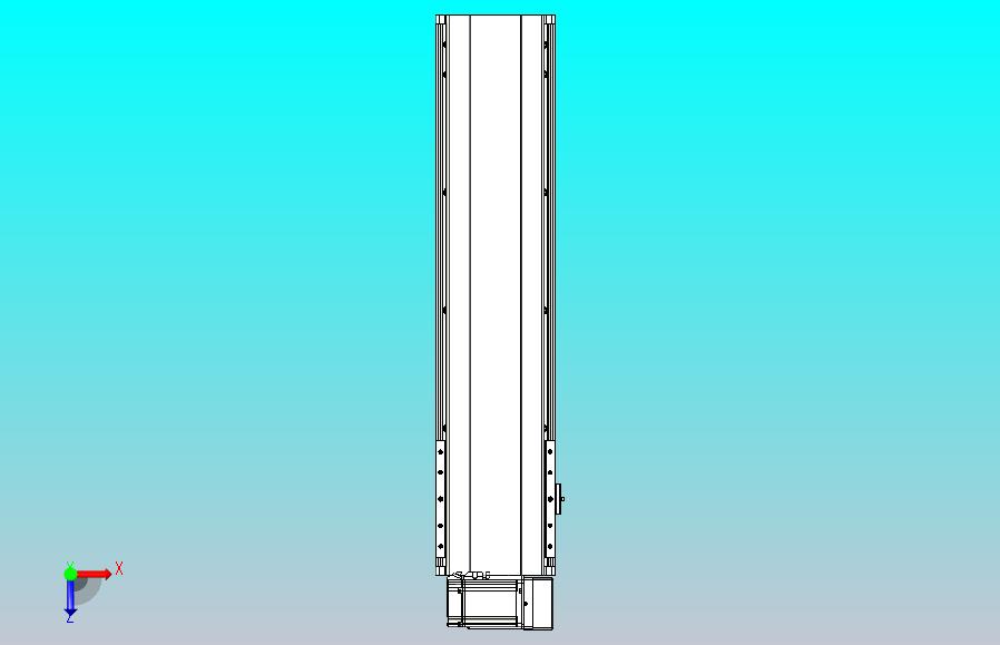 皮带直线轴半封闭可选导轨TPA-HNB-202D-140-L600-RU-C-P75-N3