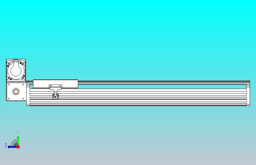 皮带直线轴半封闭可选导轨TPA-HNB-202D-140-L650-LU-C-P75-N3