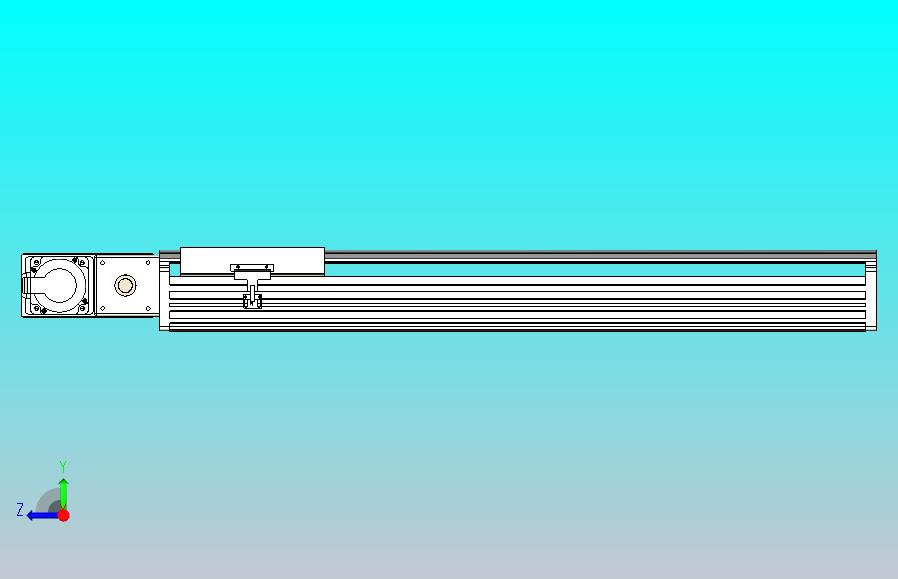 皮带直线轴半封闭可选导轨TPA-HNB-202D-140-L650-ML-Y-P75-N3