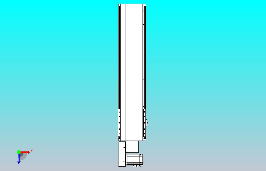 皮带直线轴半封闭可选导轨TPA-HNB-202D-140-L650-ML-Y-P75-N3