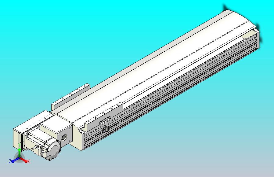 皮带直线轴半封闭可选导轨TPA-HNB-202D-140-L650-ML-Y-P75-N3