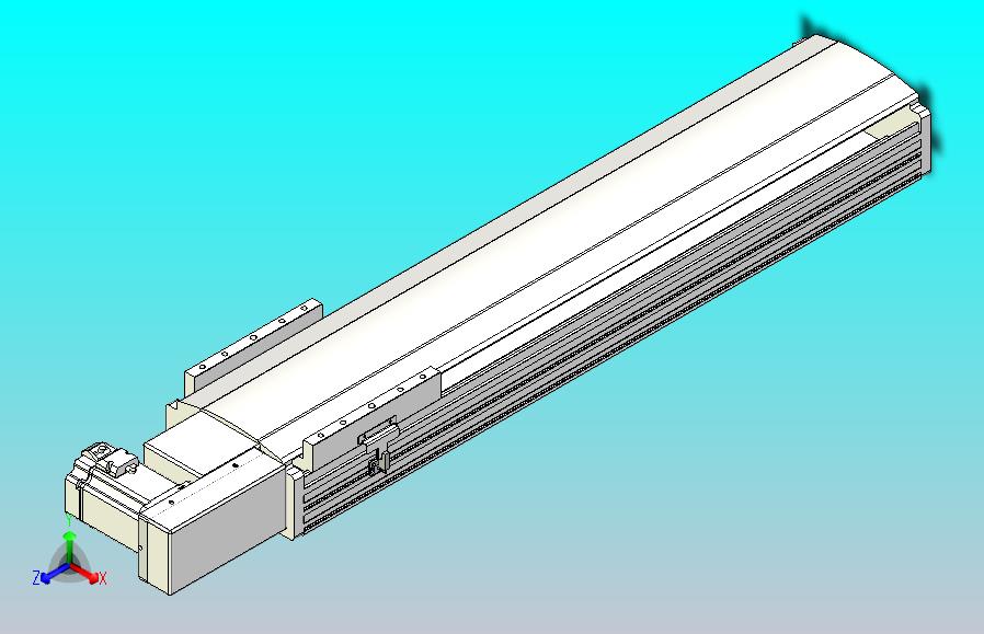皮带直线轴半封闭可选导轨TPA-HNB-202D-140-L650-MR-C-P75-N3