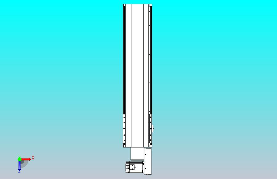 皮带直线轴半封闭可选导轨TPA-HNB-202D-140-L650-MR-Y-P75-N3