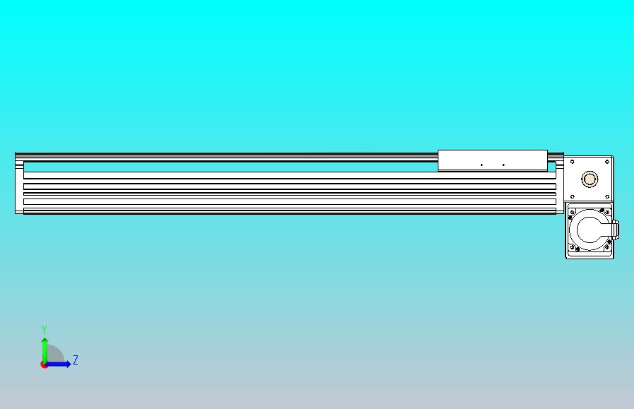 皮带直线轴半封闭可选导轨TPA-HNB-202D-140-L650-RP-C-P75-N3