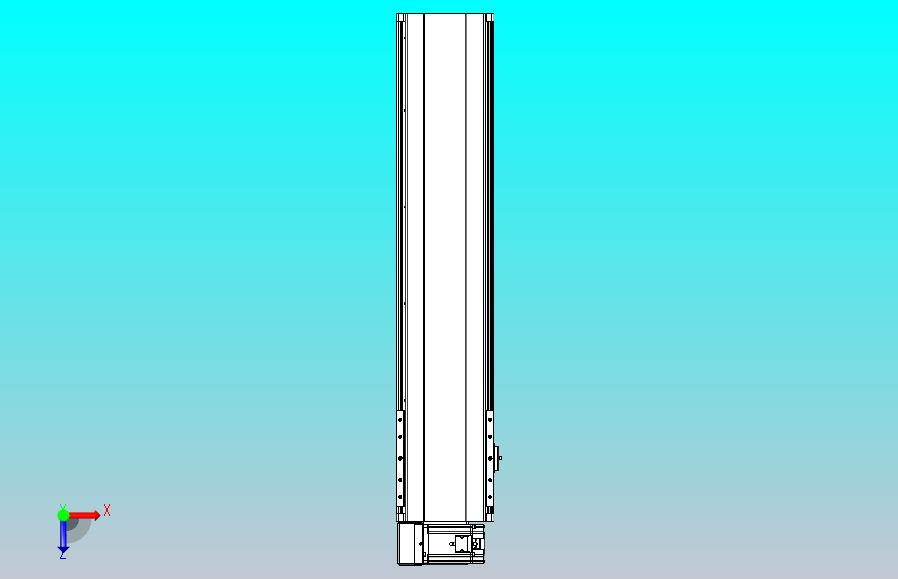 皮带直线轴半封闭可选导轨TPA-HNB-202D-140-L700-LU-Y-P75-N3
