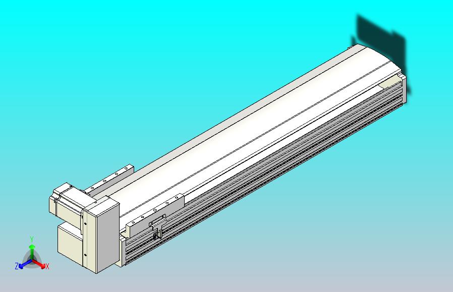 皮带直线轴半封闭可选导轨TPA-HNB-202D-140-L700-RU-C-P75-N3