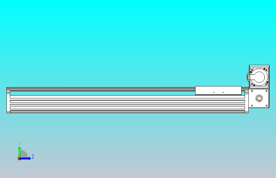 皮带直线轴半封闭可选导轨TPA-HNB-202D-140-L700-RU-C-P75-N3