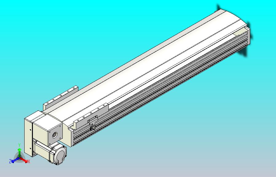 皮带直线轴半封闭可选导轨TPA-HNB-202D-140-L750-LP-C-P75-N3