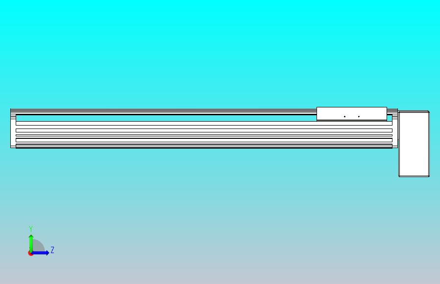皮带直线轴半封闭可选导轨TPA-HNB-202D-140-L750-LP-Y-P75-N3