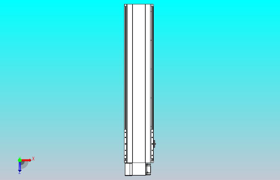 皮带直线轴半封闭可选导轨TPA-HNB-202D-140-L750-LP-Y-P75-N3