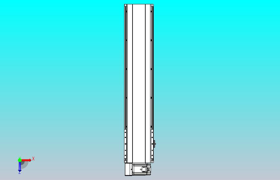 皮带直线轴半封闭可选导轨TPA-HNB-202D-140-L750-LU-C-P75-N3