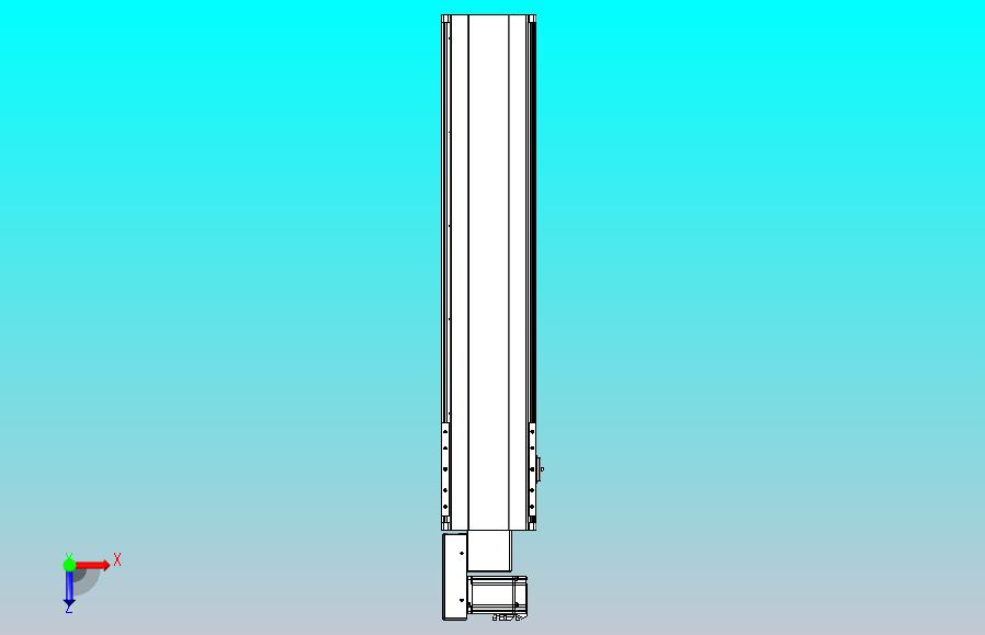 皮带直线轴半封闭可选导轨TPA-HNB-202D-140-L750-ML-Y-P75-N3