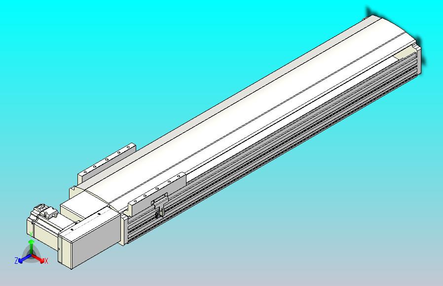 皮带直线轴半封闭可选导轨TPA-HNB-202D-140-L750-MR-C-P75-N3