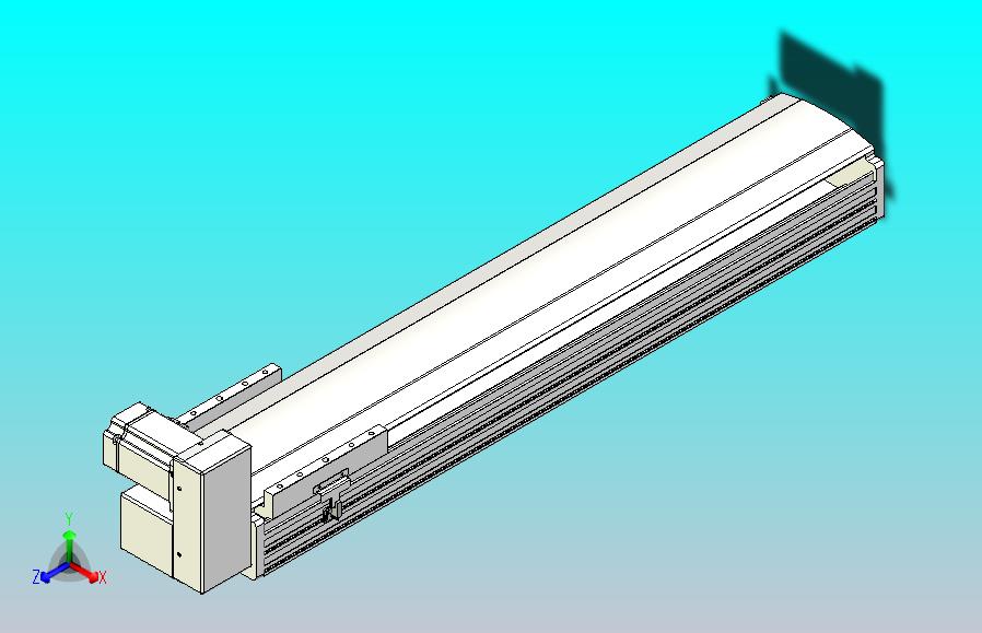 皮带直线轴半封闭可选导轨TPA-HNB-202D-140-L750-RU-C-P75-N3
