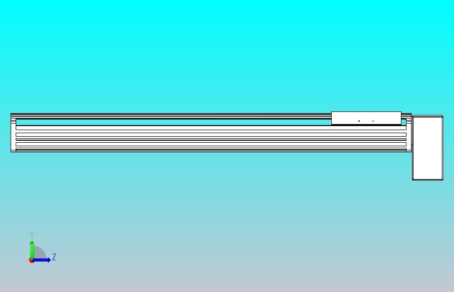 皮带直线轴半封闭可选导轨TPA-HNB-202D-140-L800-LP-Y-P75-N3