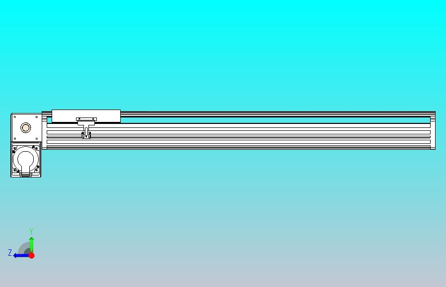 皮带直线轴半封闭可选导轨TPA-HNB-202D-140-L800-LP-Y-P75-N3