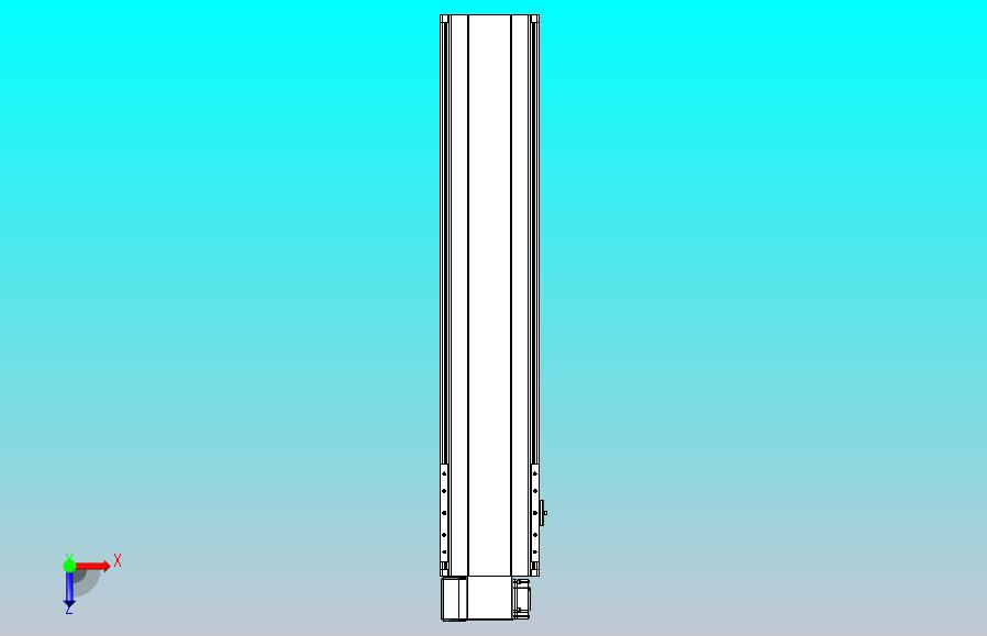 皮带直线轴半封闭可选导轨TPA-HNB-202D-140-L800-LP-Y-P75-N3