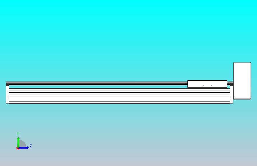 皮带直线轴半封闭可选导轨TPA-HNB-202D-140-L800-LU-Y-P75-N3