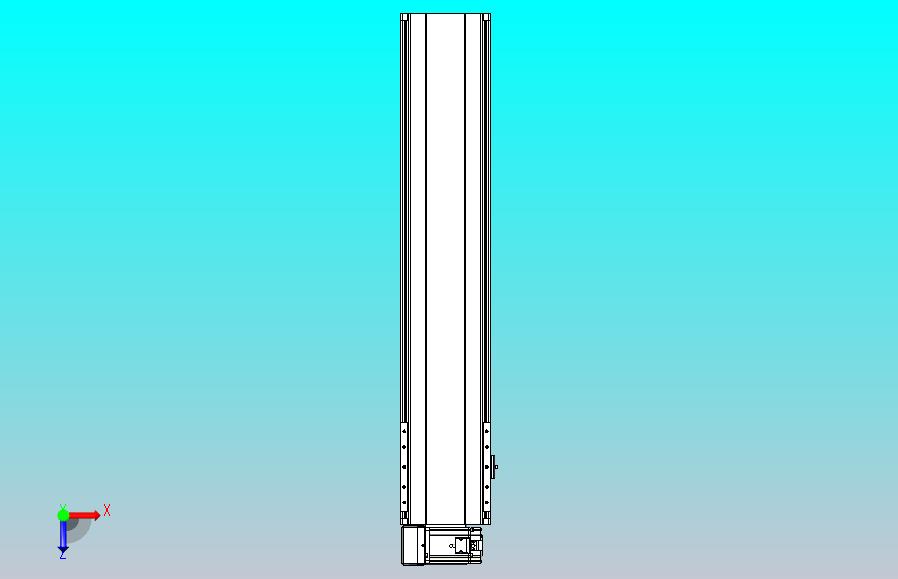 皮带直线轴半封闭可选导轨TPA-HNB-202D-140-L800-LU-Y-P75-N3