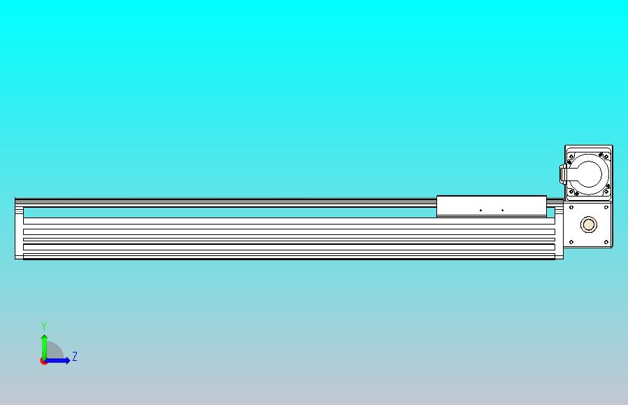皮带直线轴半封闭可选导轨TPA-HNB-202D-140-L650-RU-C-P75-N3
