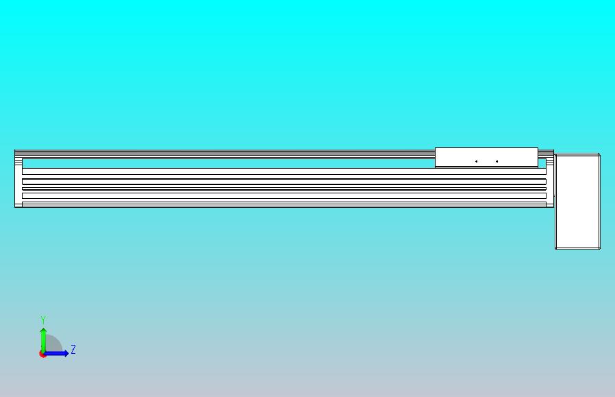 皮带直线轴半封闭可选导轨TPA-HNB-202D-140-L700-LP-Y-P75-N3