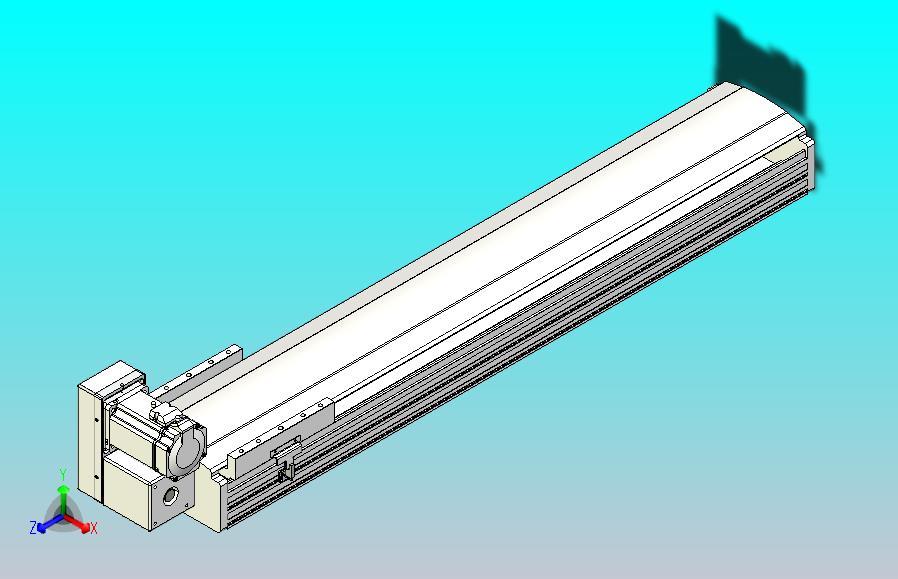 皮带直线轴半封闭可选导轨TPA-HNB-202D-140-L850-LU-C-P75-N3