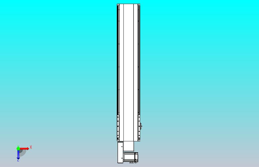 皮带直线轴半封闭可选导轨TPA-HNB-202D-140-L850-ML-Y-P75-N3