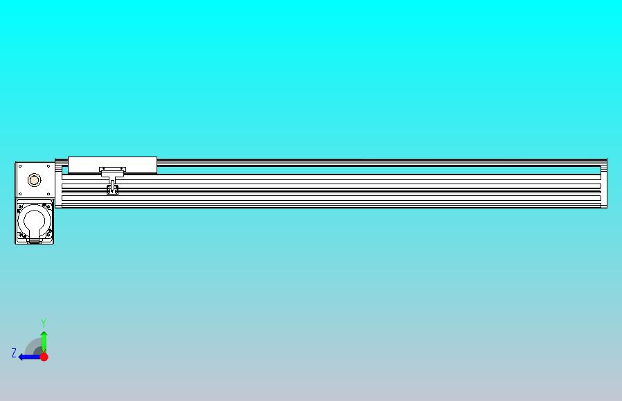 皮带直线轴半封闭可选导轨TPA-HNB-202D-140-L900-LP-Y-P75-N3