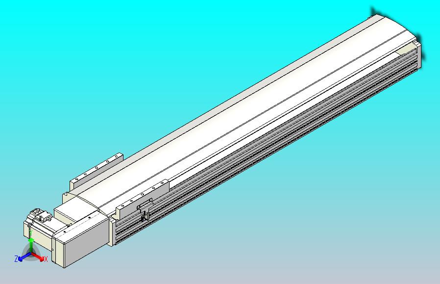 皮带直线轴半封闭可选导轨TPA-HNB-202D-140-L900-MR-Y-P75-N3