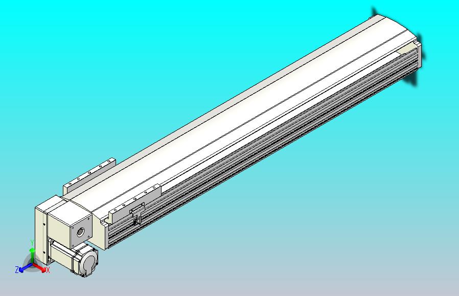皮带直线轴半封闭可选导轨TPA-HNB-202D-140-L950-LP-C-P75-N3