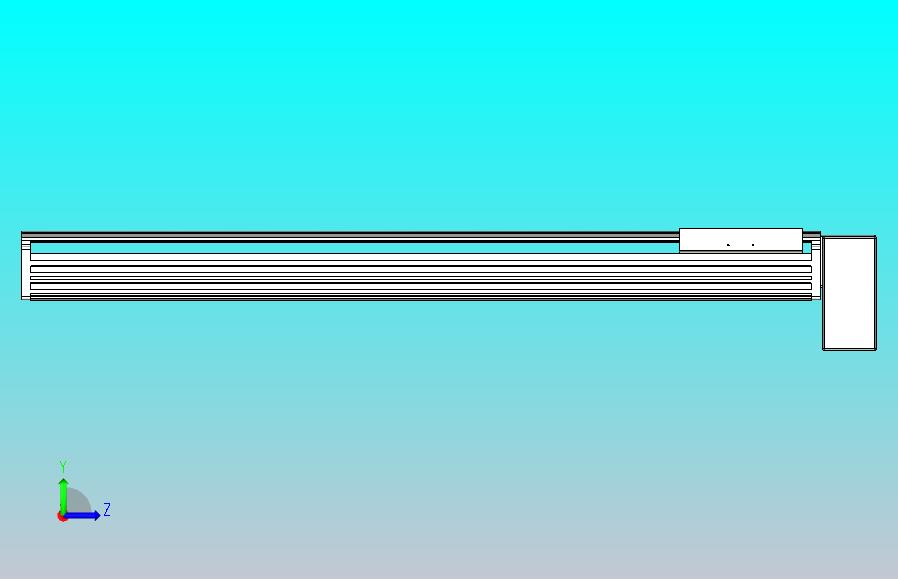 皮带直线轴半封闭可选导轨TPA-HNB-202D-140-L950-LP-C-P75-N3
