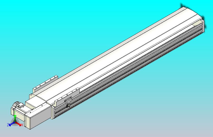 皮带直线轴半封闭可选导轨TPA-HNB-202D-140-L950-MR-C-P75-N3