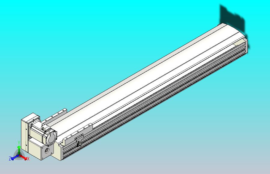 皮带直线轴半封闭可选导轨TPA-HNB-202D-140-L1000-LU-C-P75-N3